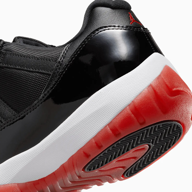 AJ11 Low “Bred” Toe Box